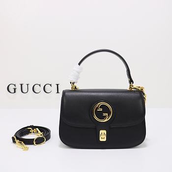 Gucci Blondie Top-Handle Bag Black 23x15x11 cm