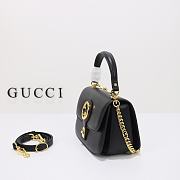 Gucci Blondie Top-Handle Bag Black 23x15x11 cm - 5