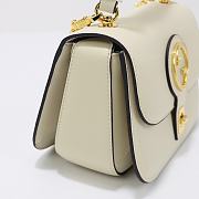 Gucci Blondie Top-Handle Bag White 23x15x11 cm - 4