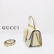Gucci Blondie Top-Handle Bag White 23x15x11 cm - 3
