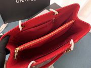 Chanel Grand Shopping Tote Red Caviar Leather Gold Hardware 33cm - 6