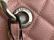 Chanel Grand Shopping Tote Pink Caviar Leather Silver Hardware 33cm - 2
