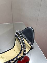 Christian Louboutin So Spike Alta 150 Platform Sandals Black - 4