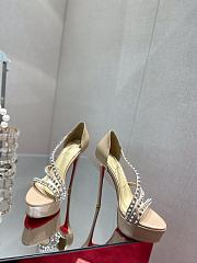 Christian Louboutin So Spike Alta 150 Platform Sandals Beige - 6