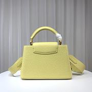 LV Capucines BB Jaune Plume Yellow size 27 x 18 x 9 cm - 5