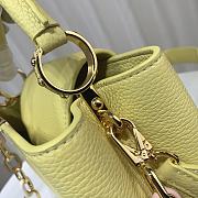 LV Capucines BB Jaune Plume Yellow size 27 x 18 x 9 cm - 3