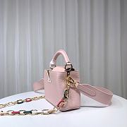 LV Capucines Mini Jasmine Pink size 21 x 14 x 8 cm - 3