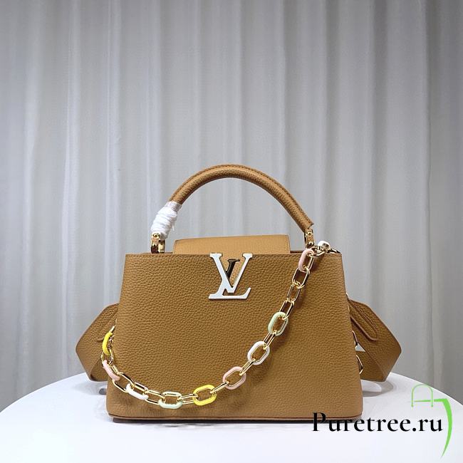 LV Capucines MM Hazelnut Brown size 31.5 x 20 x 11 cm - 1