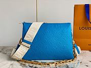 LV Coussin PM Blue Lambskin size 26 x 20 x 12 cm - 1