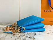 LV Coussin PM Blue Lambskin size 26 x 20 x 12 cm - 6