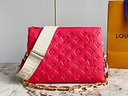 LV Coussin PM Red Lambskin size 26 x 20 x 12 cm - 1