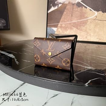 LV Celeste Wallet Shimmery Pacific M81666 size 10 x 8 x 3