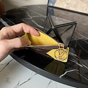 LV Romy Card Holder Yellow M81882 size 12 x 8 x 0.8 cm - 6