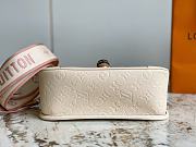 LV Diane Cream Supple Grained Leather M46388 size 25x9x15 cm - 5