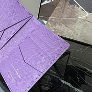 LV Pocket Organizer Purple Monogram Comics Canvas M82024 size 7.5x11.1x1 cm - 3