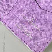 LV Pocket Organizer Purple Monogram Comics Canvas M82024 size 7.5x11.1x1 cm - 2