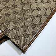 Gucci Horsebit 1955 Tote Bag Brown GG Canvas Leather 38x28.5x13 cm - 5