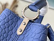 Louis Vuitton LV Capucines Blue Crocodile Pattern Size 21 x 14 x 8 cm - 5
