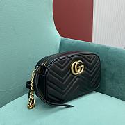 Gucci GG Marmont Small Shoulder Bag Black 447632 size 24x7x13 cm - 4