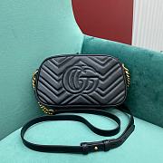 Gucci GG Marmont Small Shoulder Bag Black 447632 size 24x7x13 cm - 5