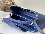 Louis Vuitton LV Capucines Blue Crocodile Pattern Size 31 x 20 x 11 cm - 5