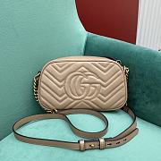 Gucci GG Marmont Small Shoulder Bag Dusty Pink 447632 size 24x7x13 cm - 5