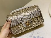 Chanel Classic Small Flap Bag Python Leather 20cm - 1