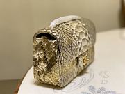 Chanel Classic Small Flap Bag Python Leather 20cm - 2