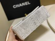 Chanel Classic Small Flap Bag White Python Leather 20cm - 2