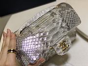 Chanel Classic Small Flap Bag Python Leather 20cm - 01 - 3
