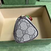 Gucci Coin Purse With Double G Strawberry size 12.5x6x6 cm - 4