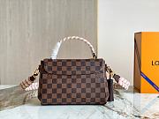 LV Braided Croisette Damier Ebene Canvas N40451 size 25 x 17 x 9.5 cm - 2