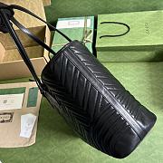 Gucci GG Marmont Large Tote Bag Black 739684 size 38.5x29x14 cm - 5