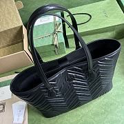 Gucci GG Marmont Large Tote Bag Black 739684 size 38.5x29x14 cm - 4