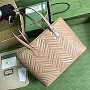 Gucci GG Marmont Large Tote Bag Beige 739684 size 38.5x29x14 cm - 5