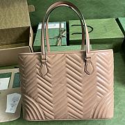 Gucci GG Marmont Large Tote Bag Beige 739684 size 38.5x29x14 cm - 3