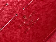 LV Zippy Wallet Monogram/Coquelicot Red M41896 size 19x10 cm - 3