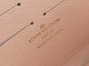 LV Zippy Wallet Damier Ebene/Rose Ballerine Pink size 19x10 cm - 3