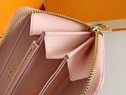 LV Zippy Wallet Damier Azur/Rose Ballerine Pink size 19x10 cm - 6