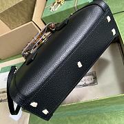 Gucci Diana Small Shoulder Bag Black Leather 735153 size 27x15.5x11 cm - 4