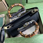 Gucci Diana Small Shoulder Bag Black Leather 735153 size 27x15.5x11 cm - 2