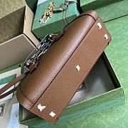 Gucci Diana Small Shoulder Bag Brown Leather 735153 size 27x15.5x11 cm - 5