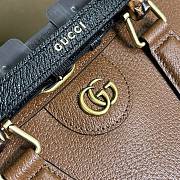 Gucci Diana Small Shoulder Bag Brown Leather 735153 size 27x15.5x11 cm - 2