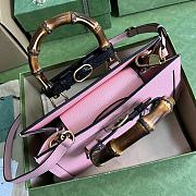 Gucci Diana Small Shoulder Bag Pink Leather 735153 size 27x15.5x11 cm - 2