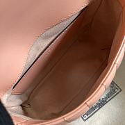 GG Marmont Mini Top Handle Bag Peach Leather 547260 size 21x15.5x8 cm - 5