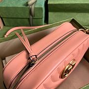 Gucci GG Marmont Small Shoulder Bag Peach 447632 size 24x13x7 cm - 3