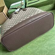 Gucci Ophidia Medium Tote Bag Beige/Ebony GG Supreme 38.5x28.5x15 cm - 6