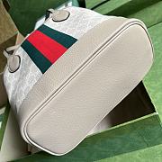 Gucci Ophidia Small Tote Bag Beige/Gray GG Supreme Canvas 25x22x12 cm - 3