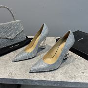 YSL Opyum Pumps Silver - 1