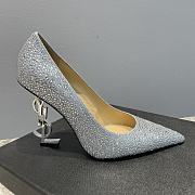 YSL Opyum Pumps Silver - 4